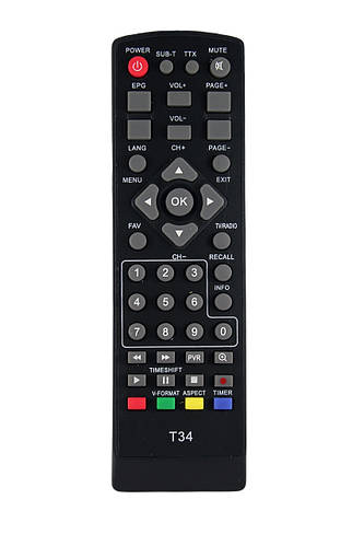 Купить Пульт для DVB-T2 тюнера World Vision T34, цена 80 ₴ — Prom.ua ...