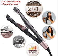 Плойка спіральна HAIR CURLER 106 2в1 WM-002 / Спіральний випрямляч для волосся, фото 4