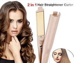 Плойка спіральна 2 в 1 Hair Curling Iron WA-1 Спіральний випрямляч для волосся