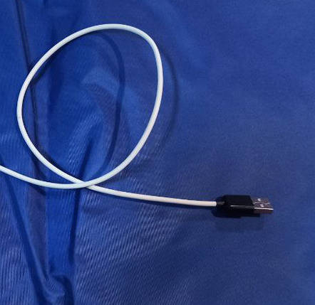 Електрогрілка з підігрівом від USB ЕГ-1-12 5 V 50х30 см, синя, фото 2