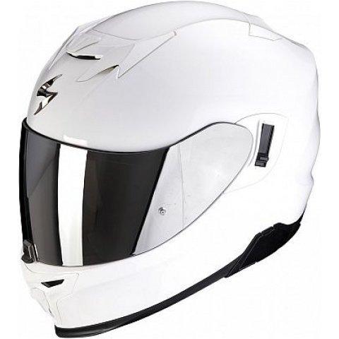 Мотошолом Scorpion EXO-520 AIR SOLID WHITE, фото 1