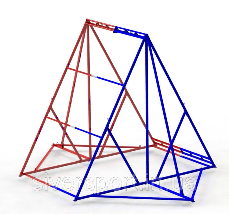 Перешкода (похильна мережа з канатом) SiverSport KID696, фото 1