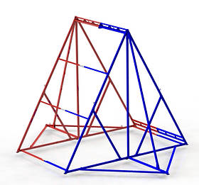 Перешкода (похильна мережа з канатом) SiverSport KID696