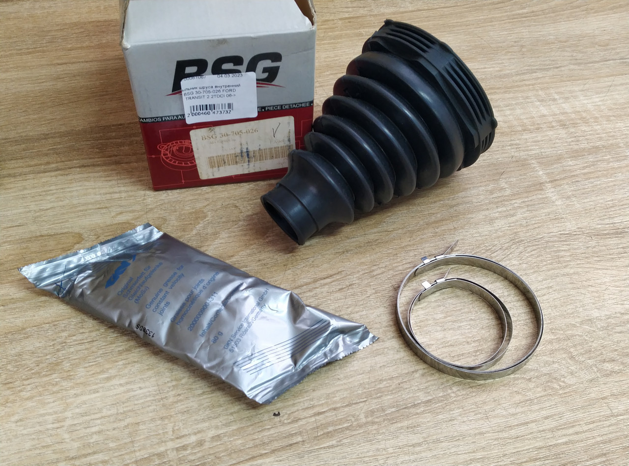 Пильовик шруса внутрішній BSG 30-705-026 FORD TRANSIT 2.2TDCI 06->