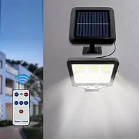 Уличный фонарь Bailong Solar ligh BL BK-128-6COB на солнечной батарее с пультом и датчиком движения