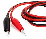Щупи для цифрового мультиметра тестера універсальні — крокодили, фото 2