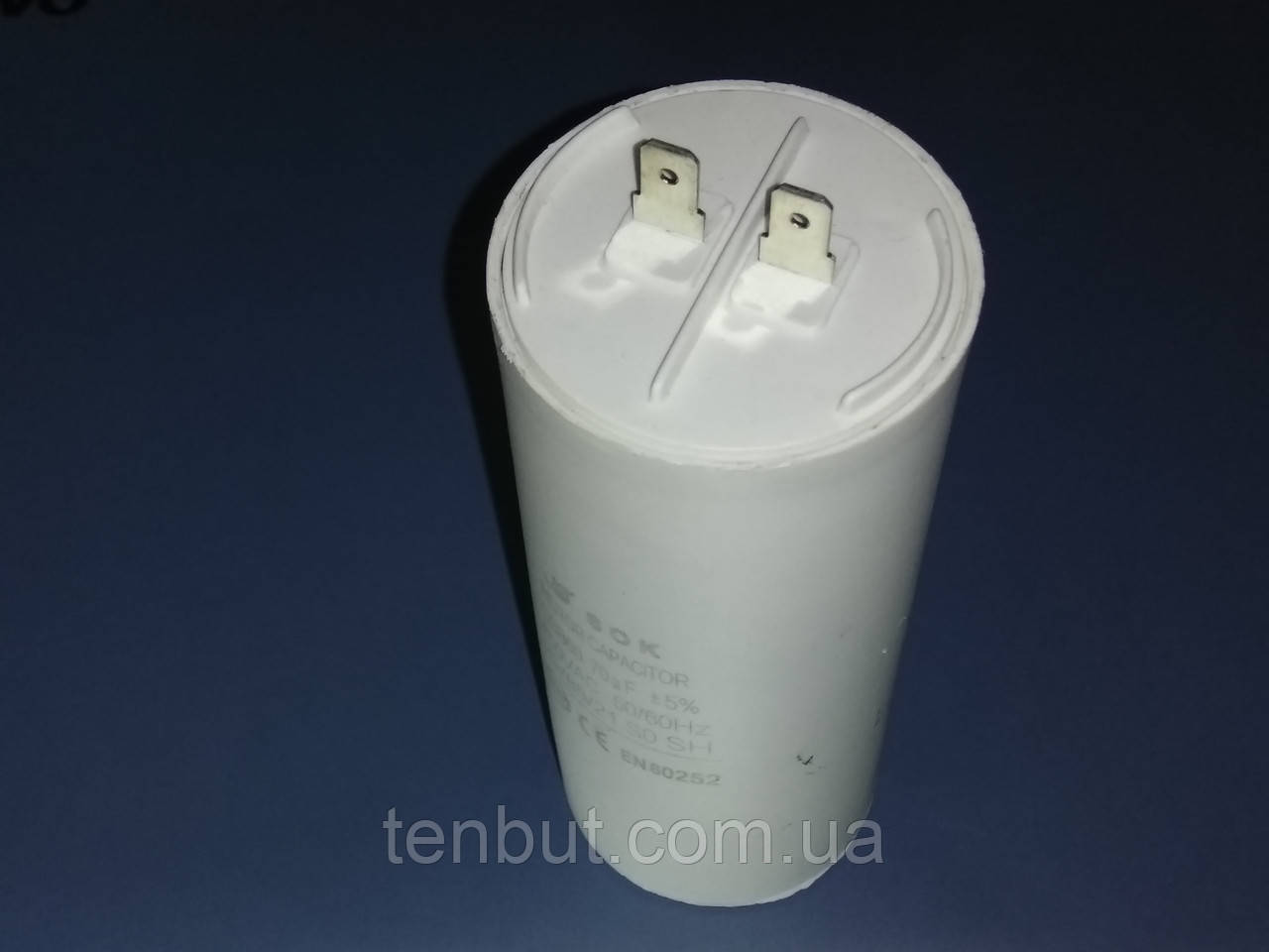 Конденсатор рабочий CBB60 / 70 мкФ±5% / 400 - 450 -500 В. / 50/60 Hz .