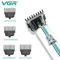 Машинка-тример для стрижки волосся VGR V-079, фото 4