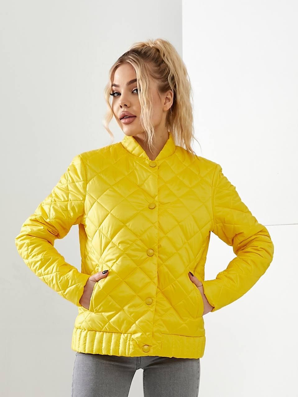 Куртка весна-осінь куртка (арт.310), жовта, фото 1