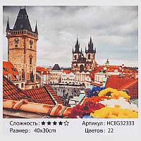 Картини за номерами HCEG 32333 (30) "TK Group", "Старе місто", 40х30 см, в коробці