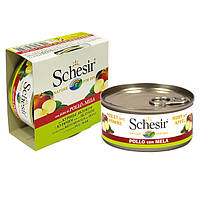 Schesir Chicken with Apple Консерви в желе з філе курки та яблуком для дорослих собак 0.150 кг
