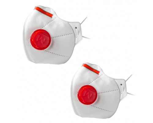 Респіратор протиаерозольний з клапаном видоха 3K-N, фото 1