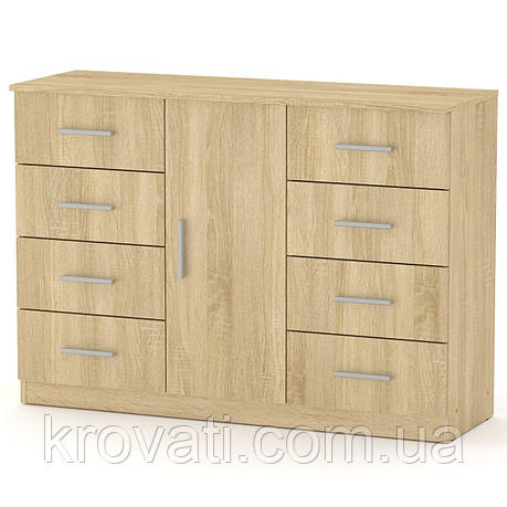 Великий комод для дому 8+1 Компаніт, Дуб сонома, фото 1