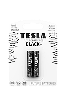 Батарейки Tesla AAA BLACK+ LR03 / BLISTER FOIL 2 шт.