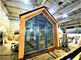 Готовий міні барн хаус 5,0х3,0х3,0 м під ключ від виробника Thermowood Production Термо-сосна