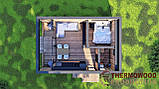Модульний будинок 7,2х5,2м High Tech House 09 в стилі хай-тек від виробника ThermoWood Production, фото 7
