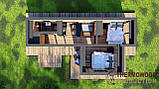 Модульний будинок 9,0х5,0м High Tech House 10 в стилі хай-тек від виробника ThermoWood Production, фото 6