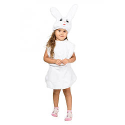 Дитячий карнавальний костюм Кролика (зайчика) для дівчинки на свято новий рік виступ