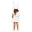 Дитячий карнавальний костюм Кролика (зайчика) для дівчинки на свято новий рік виступ, фото 2