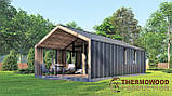 Барнхаус, модульний будинок 8,7х5,0м Barn House 01 від виробника ThermoWood Production, фото 4