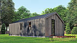 Барнхаус, модульний будинок 8,7х5,0м Barn House 01 від виробника ThermoWood Production, фото 6