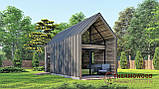 Барнхаус, модульний будинок 7,8х3,2м Barn House 03 від виробника ThermoWood Production, фото 2