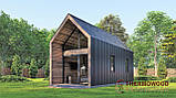 Барнхаус, модульний будинок 7,8х3,2м Barn House 03 від виробника ThermoWood Production, фото 3