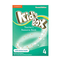 Книга Kid's Box Second edition 4 Teacher's Resource Book with Online Audio (9781107658493) Cambridge