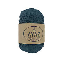 Ayaz Polyester Soft Makrome (Аяз Макроме) № 2873 темно зелений (Пряжа макраме, для сумок)