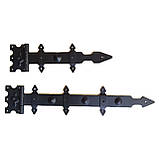 Петля стріла, Завіс кований довжиною 54см хуложня ковка, фото 6