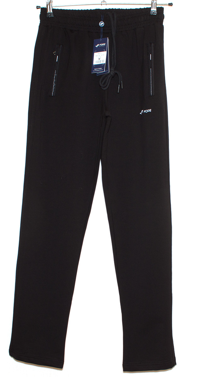 Спортивні штани чоловічі чорні Fore 9697 M,L,XL,XXL,3XL XXL