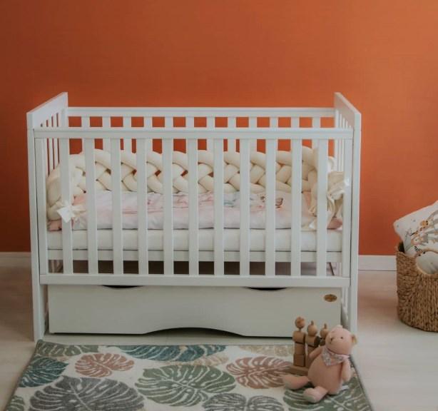 Дитяче ліжечко Angelo Lux -11 білий