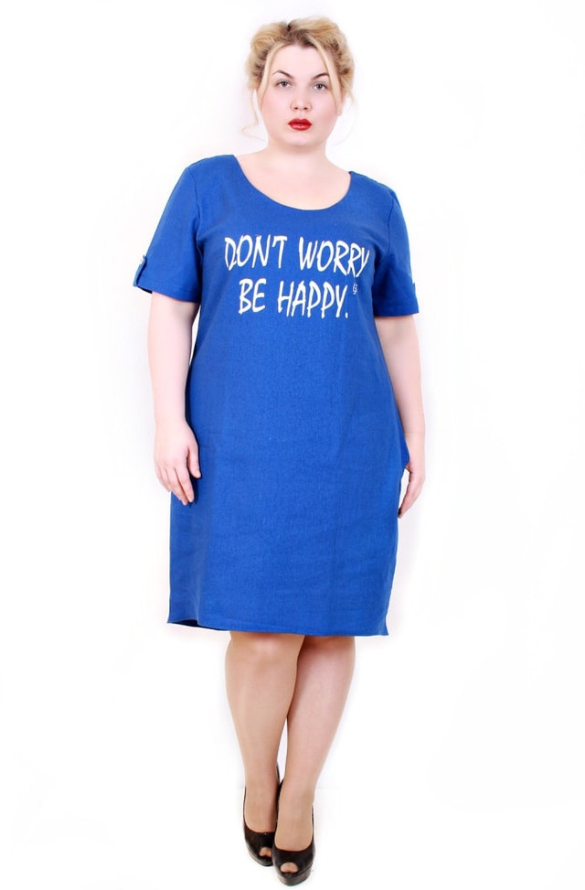 Женское платье из льна большое купить в Украине