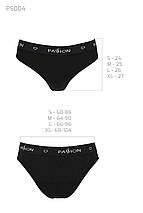 Трусики-сліпи з бавовни та еластаном Passion PS004 PANTIES XL, black, фото 3