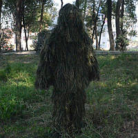 Зелений маскувальний костюм Ghillie кікімора легкий Військовий з шапкою для снайпера