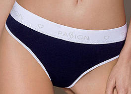 Спортивні трусики-стринги Passion PS007 PANTIES navy blue, size XL