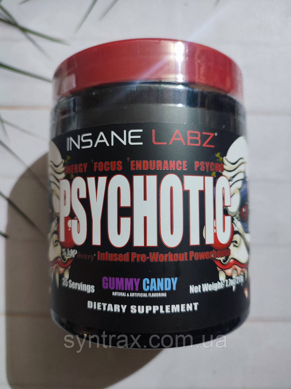 Insane Labz Psychotic 214 g 35 serv, передтренеровий комплекс психотик інсейн лабз