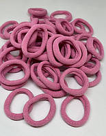 Резинка для волос Калуш (люрекс) 4 см, цвет-розовый, уп 25 шт.