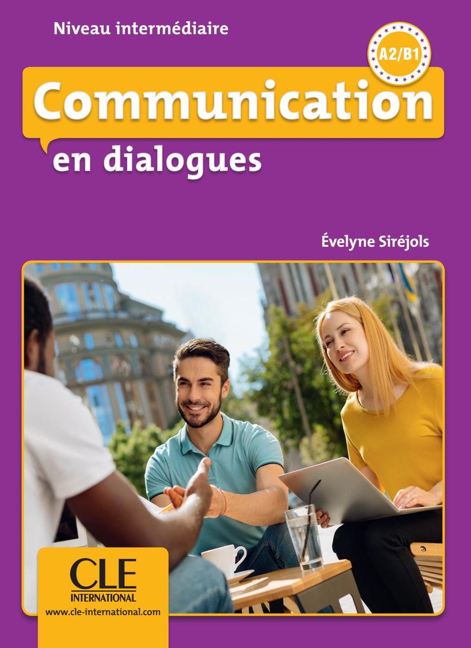 Книга En dialogues Communication Niveau intermédiaire A2/B1 - Livre + CD (9782090380637) CLE International