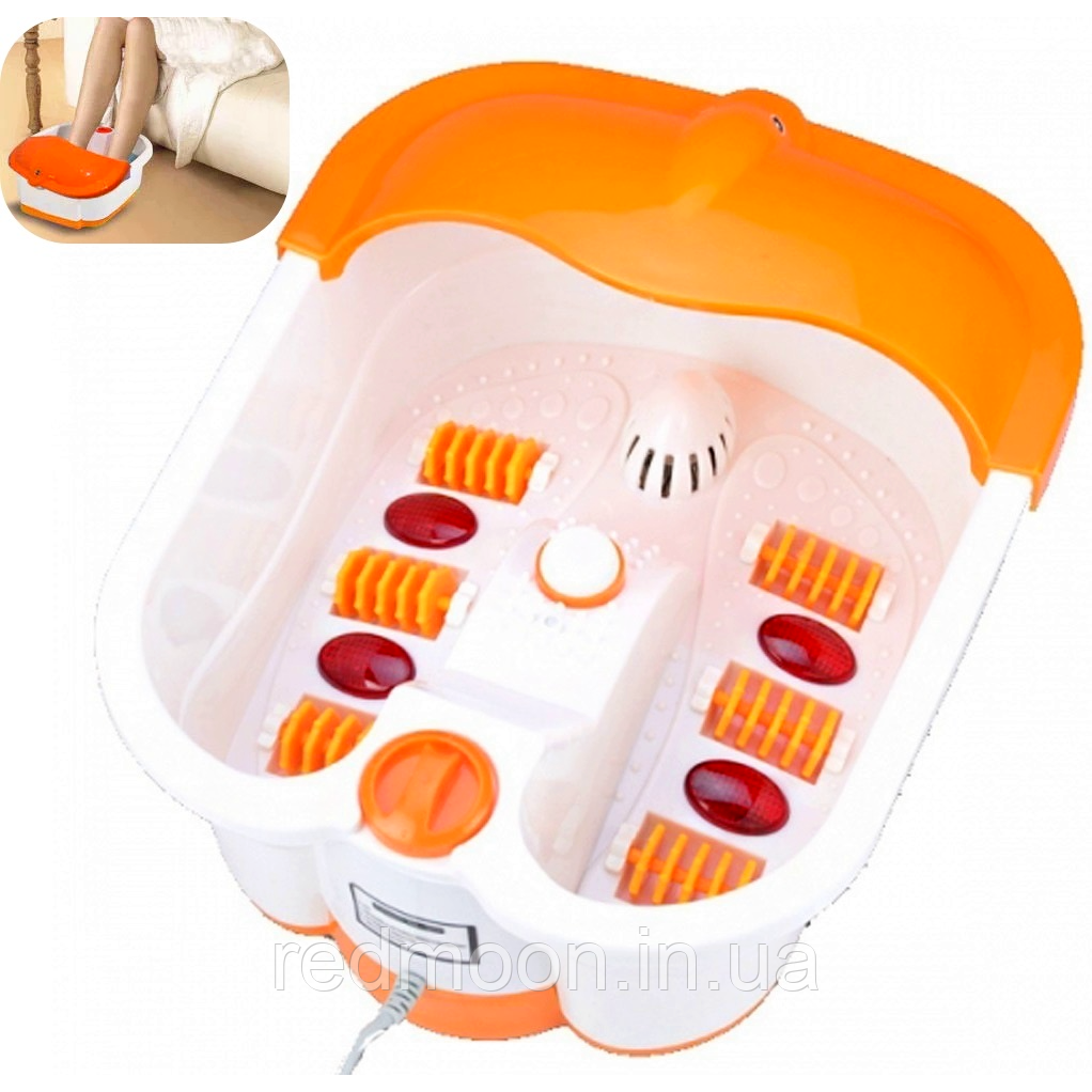 Ванночка для ніг гідромасажна SQ-368 / Масажна ванна для ніг з підігрівом з гідромасажем, фото 1