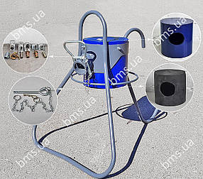 Гаситель 50 мм штуцер під шплінт, тринога