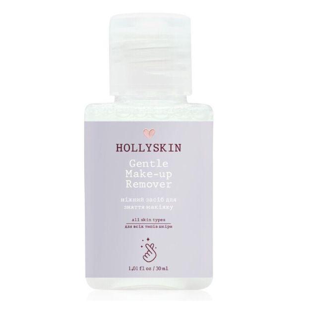 Нежное средство для снятия макияжа Hollyskin Gentle Make-Up Remover, 30ml - фото 1 - id-p1793872359