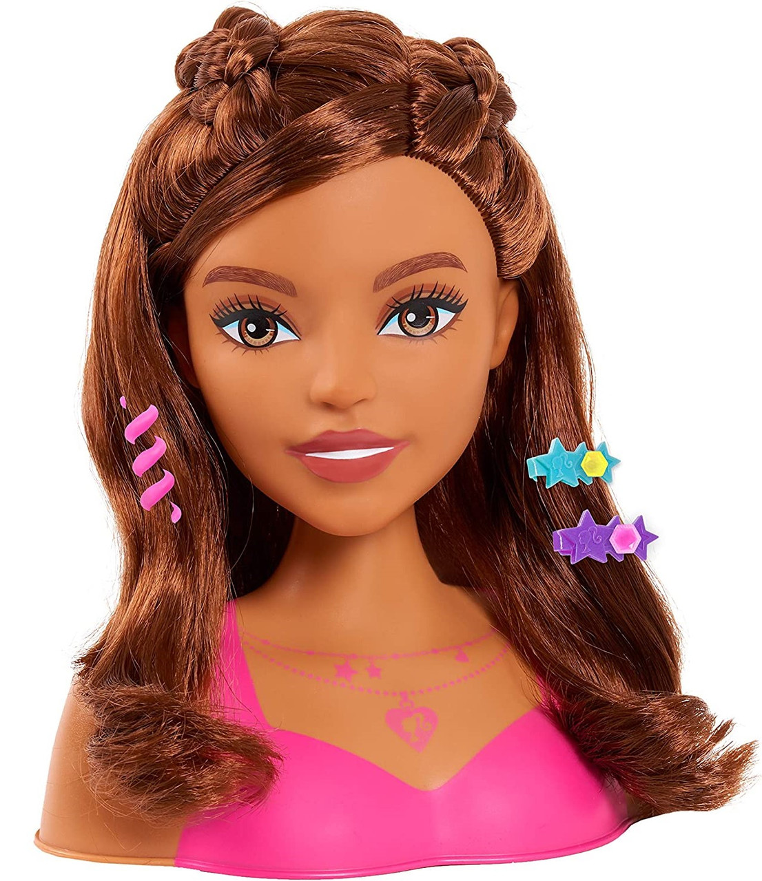 Лялька манекен для зачісок Барбі брюнетка Barbie styling head