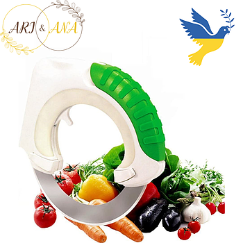 Ніж для піци, кухонний ніж круглий з ручкою та захисним чохлом.