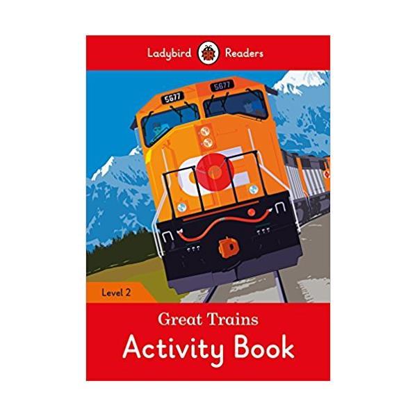 Книга Ladybird Readers 2 Great Trains Activity Book (9780241297919) Ladybird