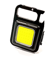 Ліхтар брелок з магнітом та карабіном UKC D-1615 СОВ Rechargeable Keychain Light LED