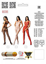Еротичний бодістокінг з малюнком Passion BS085 red, фото 4