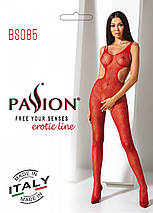 Еротичний бодістокінг з малюнком Passion BS085 red, фото 3
