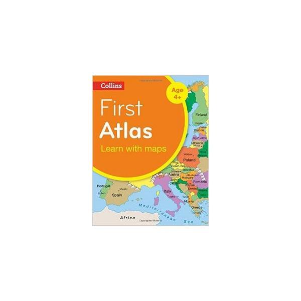 Книга Collins First Atlas Age 4+ (9780008101015) Collins
