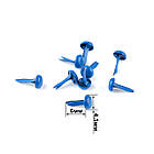 Брадси для рукоділля 4,5*6мм блакитний 25шт BRM061, фото 2